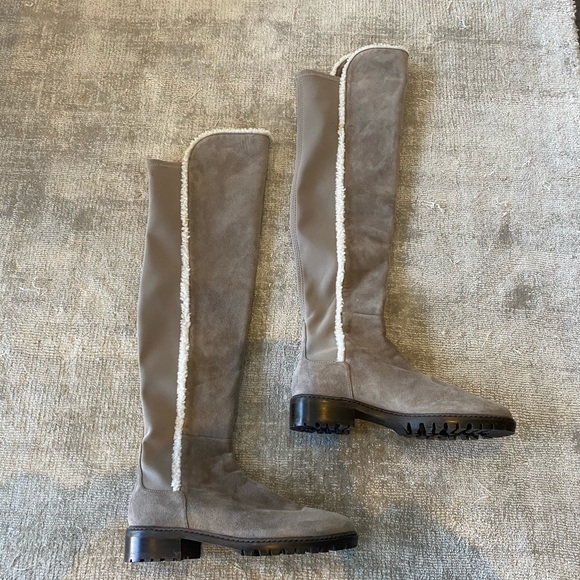 Stuart Weitzman Shoes - Stuart Weitzman Over the Kne Boots with Shearling